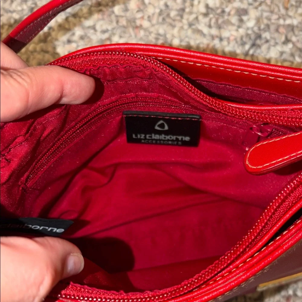 Liz Claiborne Red Small Shoulder Bag - Picture 7 of 7